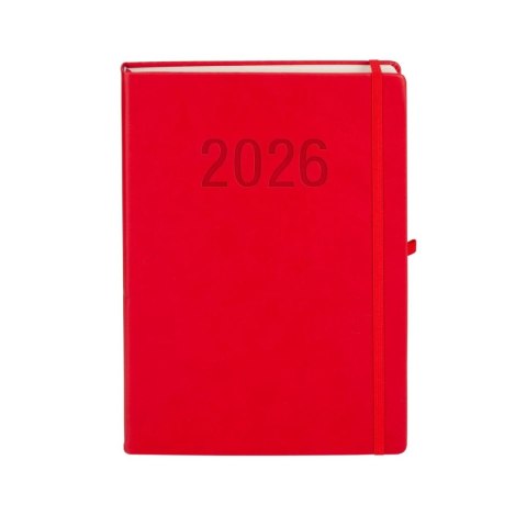 Kalendarz książkowy (terminarz) 2026 MEMOFIX DNS A4 Antra (CZERWONY) Kalendarz książkowy (terminarz) 2026 MEMOFIX DNS A4 Antra (CZERWONY)
