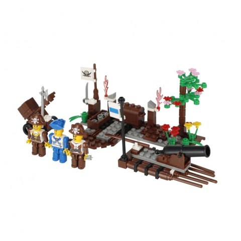 Klocki plastikowe 55-66 elementów Pirat Alleblox (525168) Klocki plastikowe 55-66 elementów Pirat Alleblox (525168)
