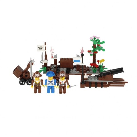 Klocki plastikowe 55-66 elementów Pirat Alleblox (525168) Klocki plastikowe 55-66 elementów Pirat Alleblox (525168)