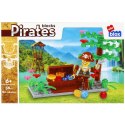 Klocki plastikowe 55-66 elementów Pirat Alleblox (525168) Klocki plastikowe 55-66 elementów Pirat Alleblox (525168)