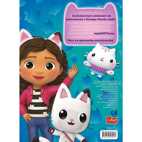 Kolorowanka Gabby Koci Domek Gabi. Kociastyczny zeszyt do kolorowania Trefl (Ks79791)