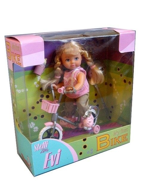 Lalka STEFFI LOVE EVI NA ROWERZE [mm:] 110 Simba (24-573-1715)