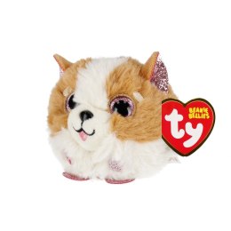 Pluszak Beanie Balls Tanner - brązowo-biały pies [mm:] 100 Ty (TY42538)