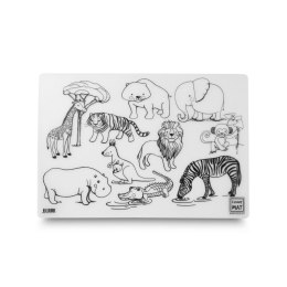 Podkład na biurko FUNNY MAT TRANSPARENT ZWIERZĘTA sfu1114 polipropylen PP [mm:] 335x480 Strigo (8681379311144)