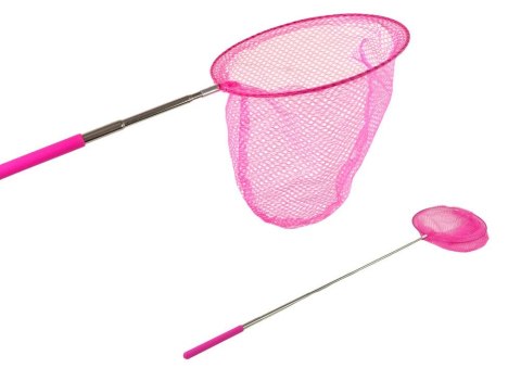 Siatka na motyle Owady Składana Teleskopowa 85 cm Różowa Lean (15098) Siatka na motyle Owady Składana Teleskopowa 85 cm Różowa Lean (15098)
