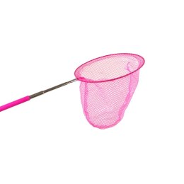 Siatka na motyle Owady Składana Teleskopowa 85 cm Różowa Lean (15098)
