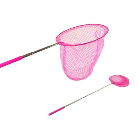 Siatka na motyle Owady Składana Teleskopowa 85 cm Różowa Lean (15098) Siatka na motyle Owady Składana Teleskopowa 85 cm Różowa Lean (15098)