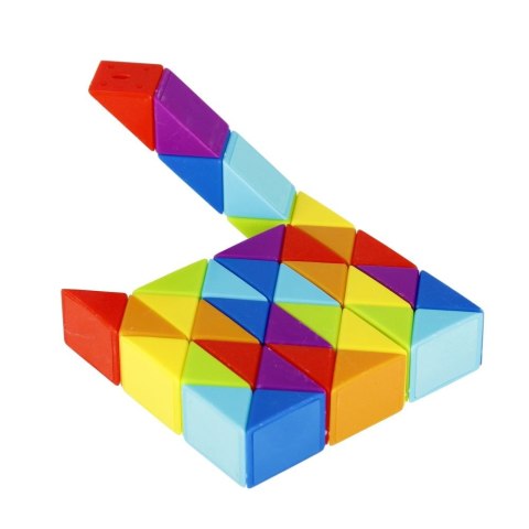 Układanka kostka wąż kolorowa Mega Creative (511336)