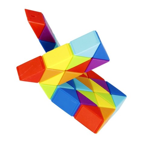 Układanka kostka wąż kolorowa Mega Creative (511336)