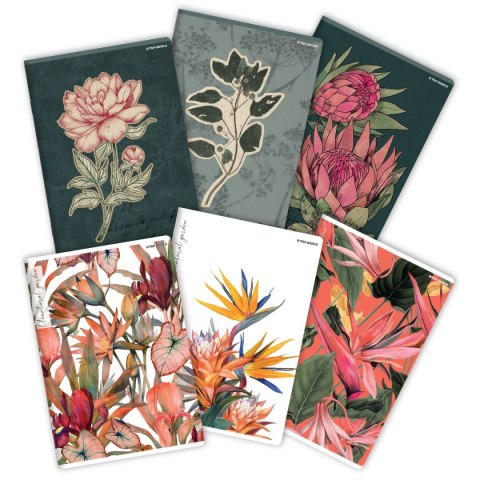 Zeszyt FLOWERS A4 60k. 70g krata Top 2000 (400169430)
