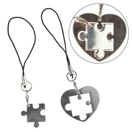 Brelok puzzle serce 2 szt. Arpex (WA3926)