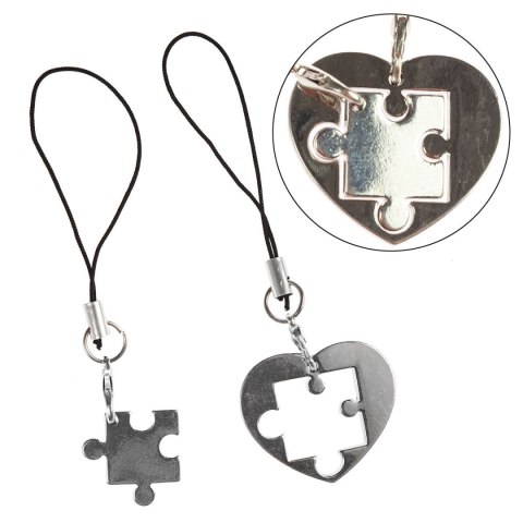 Brelok puzzle serce 2 szt. Arpex (WA3926)