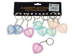 Brelok serce mix kolorów Adar (609891)