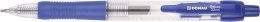 Długopis żelowy niebieski 0,5mm Donau (7344001PL-10)