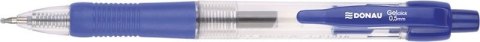 Długopis żelowy niebieski 0,5mm Donau (7344001PL-10) Długopis żelowy niebieski 0,5mm Donau (7344001PL-10)