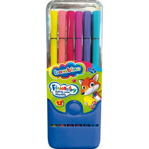Flamaster MINI ZOO 12 kol 12 kol. Bambino (5903235649745) Flamaster MINI ZOO 12 kol 12 kol. Bambino (5903235649745)