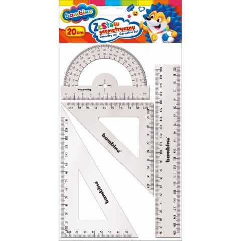 Komplet geometryczny 4 elemety, 20cm 4 el. Bambino Komplet geometryczny 4 elemety, 20cm 4 el. Bambino