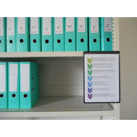 Magnetyczny panel prezentacyjny A4 Tarifold 5 szt. kolor czarny Magnetyczny panel prezentacyjny A4 Tarifold 5 szt. kolor czarny
