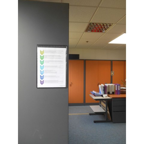 Magnetyczny panel prezentacyjny A4 Tarifold 5 szt. kolor czarny Magnetyczny panel prezentacyjny A4 Tarifold 5 szt. kolor czarny