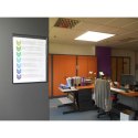 Magnetyczny panel prezentacyjny A4 Tarifold 5 szt. kolor czarny
