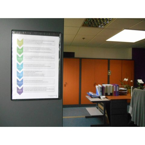 Magnetyczny panel prezentacyjny A4 Tarifold 5 szt. kolor czarny Magnetyczny panel prezentacyjny A4 Tarifold 5 szt. kolor czarny