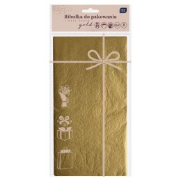 Papier pakowy Bibułka złota 5902277345578 [mm:] 700x500 Interdruk (50x70cm)