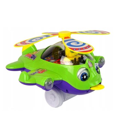 Pchacz Samolot Pchacz Dzwonek Kij Pilot Zielony Lean (15370)
