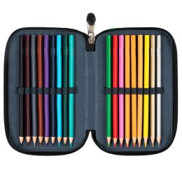 Piórnik Potrójny DARK GAME z wyposażeniem z wyposażeniem St.Right (5903235653926)