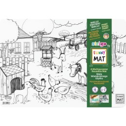 Podkład na biurko FUNNY MAT TRANSPARENT ŻYCIE NA FARMIE sfu1113 polipropylen PP [mm:] 335x480 Strigo (8681379311366)