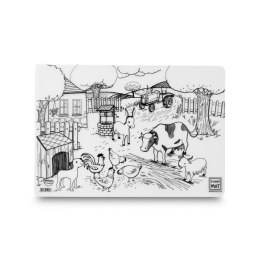 Podkład na biurko FUNNY MAT TRANSPARENT ŻYCIE NA FARMIE sfu1113 polipropylen PP [mm:] 335x480 Strigo (8681379311366)