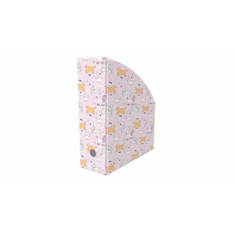 Pojemnik na dokumenty pionowy PUPPIES A4 mix nadruk karton pokryty folią Biurfol (NSE-02-36)