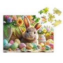 Puzzle drewniane Wielkanocny zajączek 50 el. Multigra
