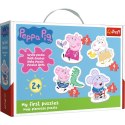 Puzzle puzzle baby classic Urocza Świnka Peppa 18 el. Trefl (36086)