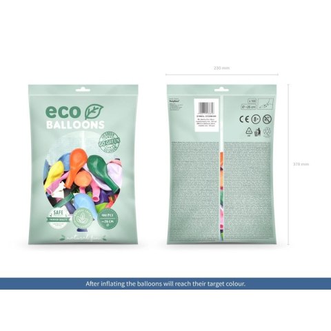 Balon gumowy Metalizowane Eco Balloons mix 260mm Partydeco (ECO26M-000) Balon gumowy Metalizowane Eco Balloons mix 260mm Partydeco (ECO26M-000)