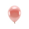 Balon gumowy Metalizowane Eco Balloons różowy 260mm Partydeco (ECO26M-019R)