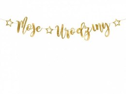 Baner Moje urodziny 16,5x90cm Partydeco (GRL82-019M)