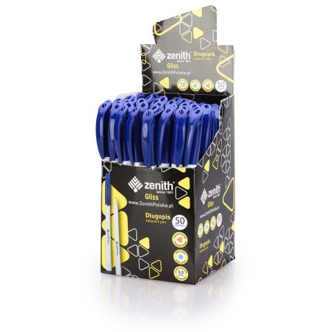 Długopis Gliss niebieski 0,5mm Zenith Długopis Gliss niebieski 0,5mm Zenith