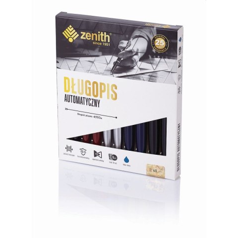 Długopis Zenith 4 niebieski 0,7mm Zenith Długopis Zenith 4 niebieski 0,7mm Zenith