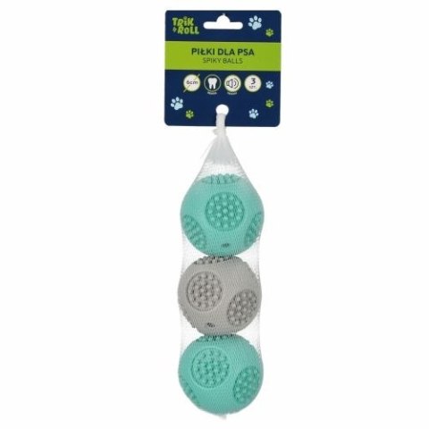 Gadżet piłki dla psa 3szt., 6cm Trik Roll (560665) Gadżet piłki dla psa 3szt., 6cm Trik Roll (560665)