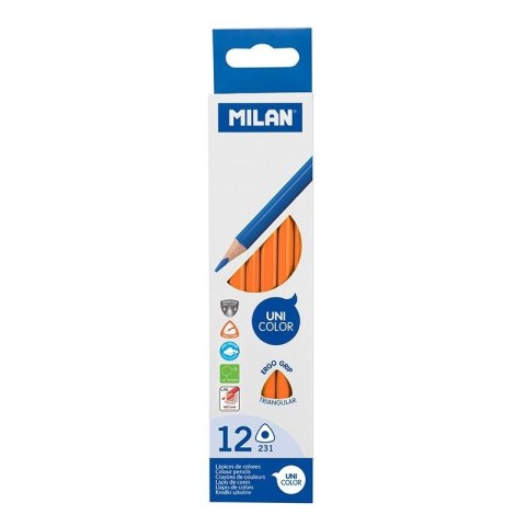 Kredki ołówkowe 1 kol. Milan (722313212)