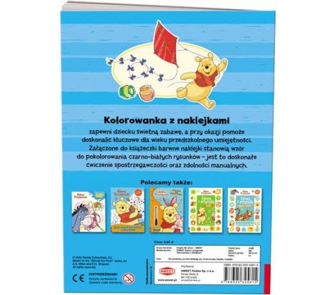 Książka dla dzieci Kubuś i Przyjaciele. Kolorowanka z Naklejkami Ameet (NA 9138) Książka dla dzieci Kubuś i Przyjaciele. Kolorowanka z Naklejkami Ameet (NA 9138)