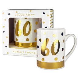 Kubek wielokrotnego użytku Kropki 60-tka Pan Dragon (5901854968353)