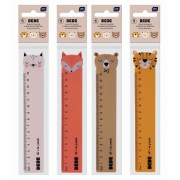 Linijka plastik BEBE FRIENDS 15cm Interdruk