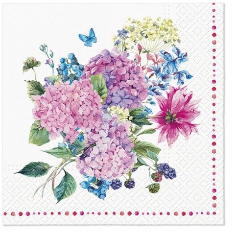 Serwetki WN Easter basket and tulips mix nadruk bibuła [mm:] 330x330 Paw (TL123200)