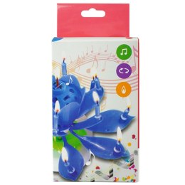 Świeczka urodzinowa grająco tańcząca - niebieska Arpex (DS8436NIE-8429)