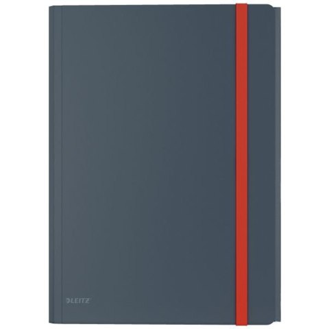 Teczka plastikowa na gumkę Cosy A4 szary ciemny Leitz (46190089)