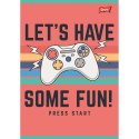 Zeszyt Lets Play A5 32k. 70g podwójna linia kolor Unipap Zeszyt Lets Play A5 32k. 70g podwójna linia kolor Unipap