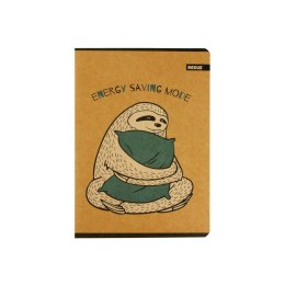 Zeszyt kraft liner A5 60k. 70g krata [mm:] 145x208 Beniamin (609623)
