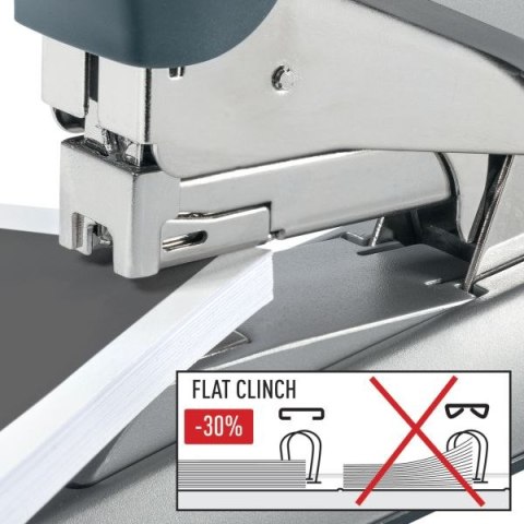 Zszywacz FC kasetkowy srebrny 60k (55520084) Leitz