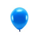 Balon gumowy Metalizowane Eco Balloons granatowy 260mm Partydeco (ECO26M-074)